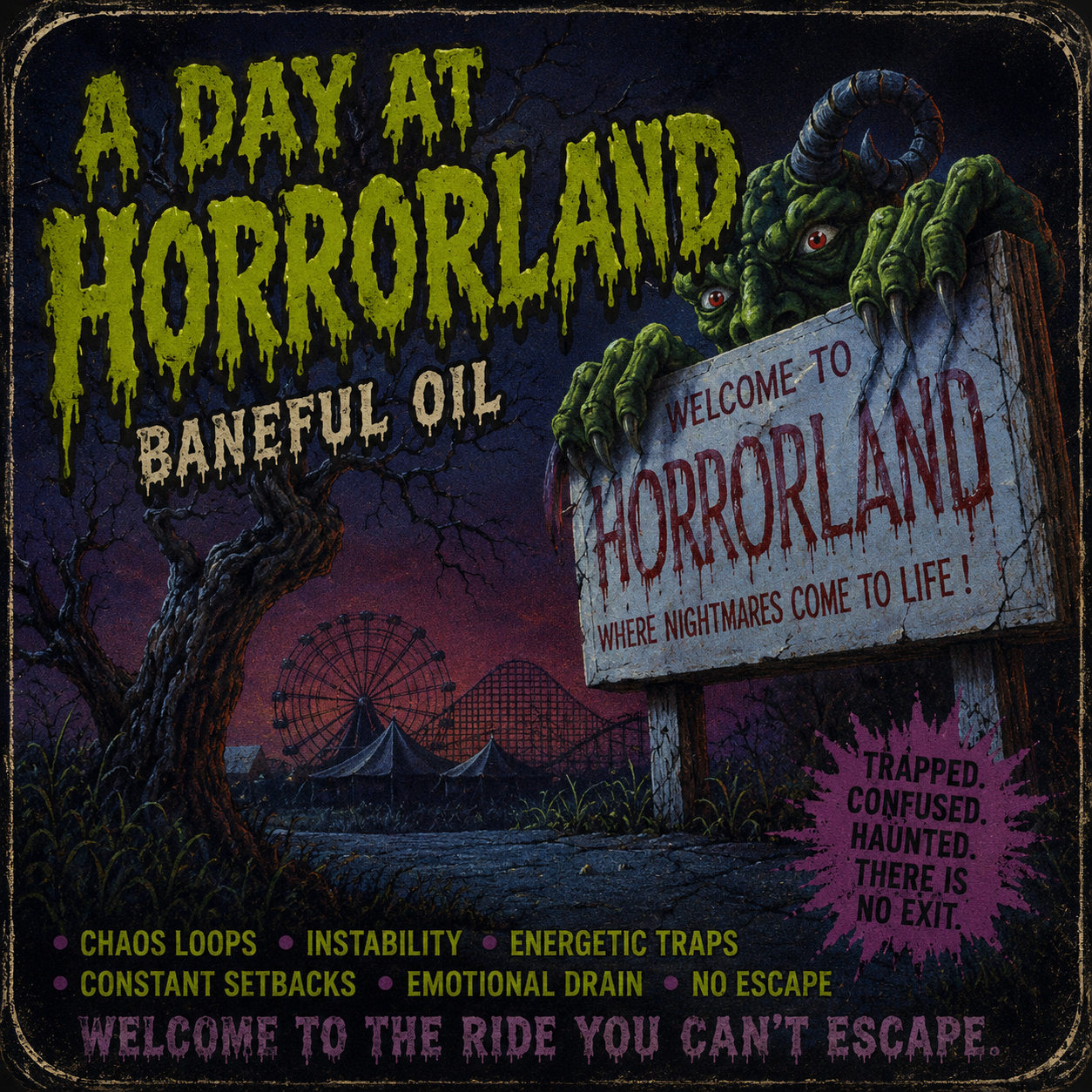 A Day at Horrorland Oil