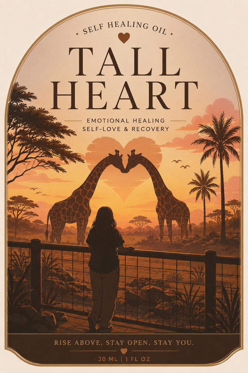 Tall Heart (Giraffe Spirit) Oil