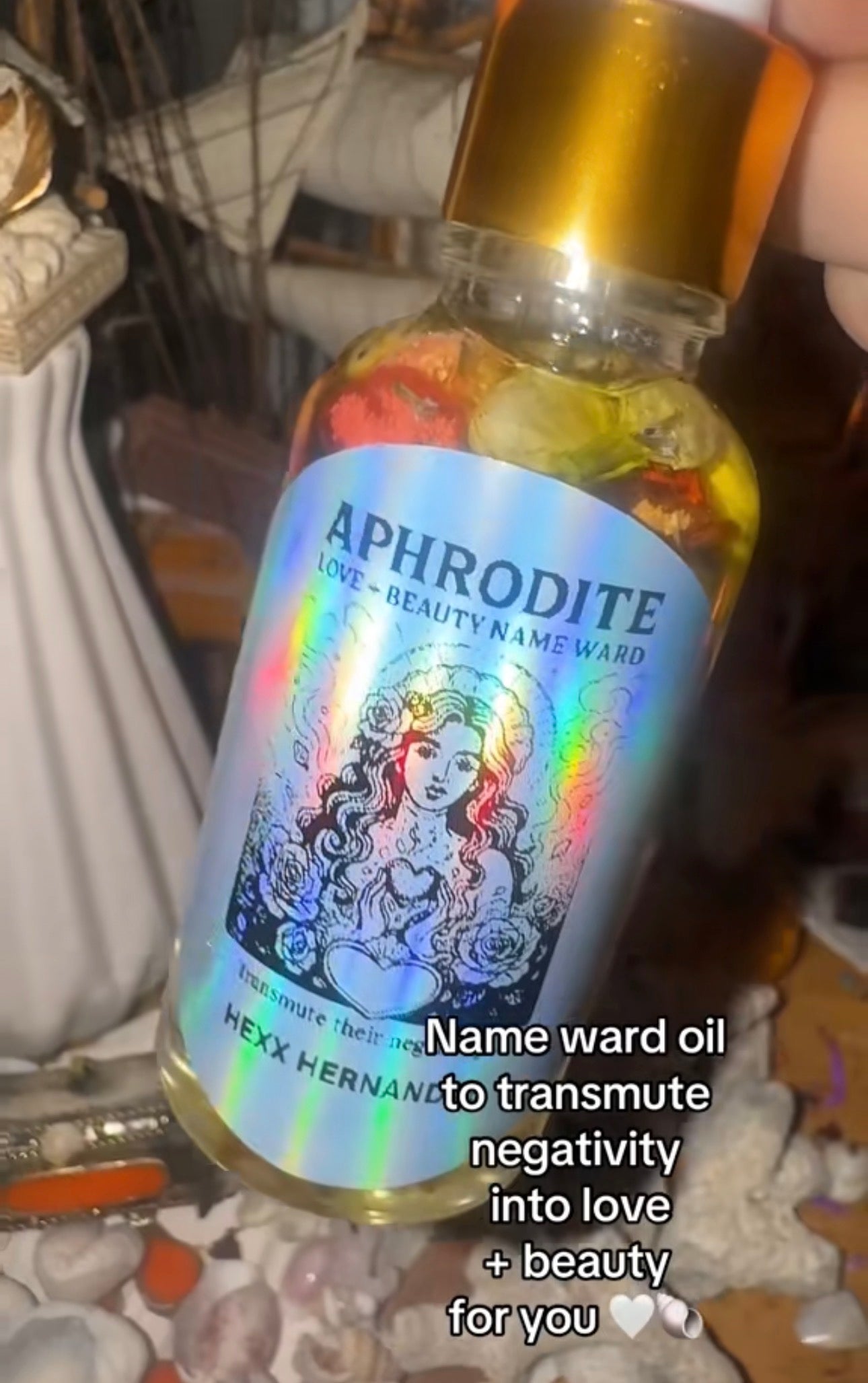 Aphrodite Name Ward Oil