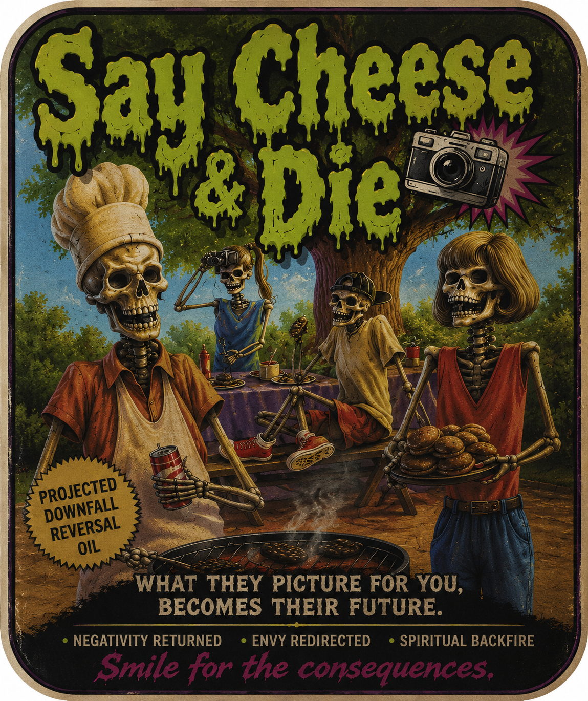 Say Cheese & Die Oil